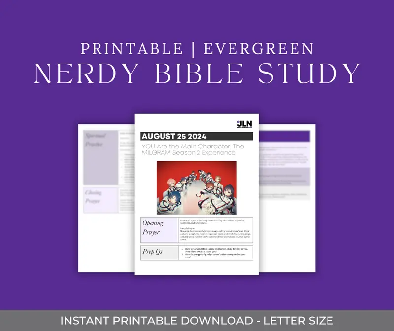 Nerdy Bible Study - August 25th, 2024